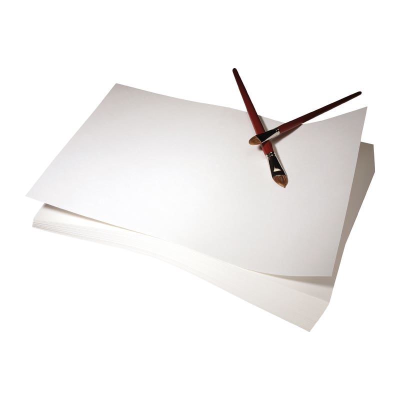 Akvarellpapper Mercurius - 200g - vit - 35x50 cm - 100 ark image