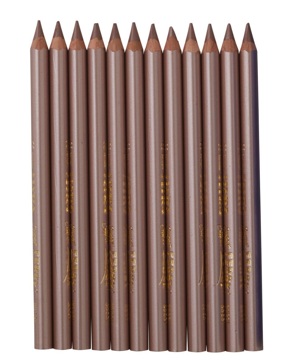 Lyra färgpennor Super Ferby Lackade Triangelformade - 12 pennor - metallic brun  image