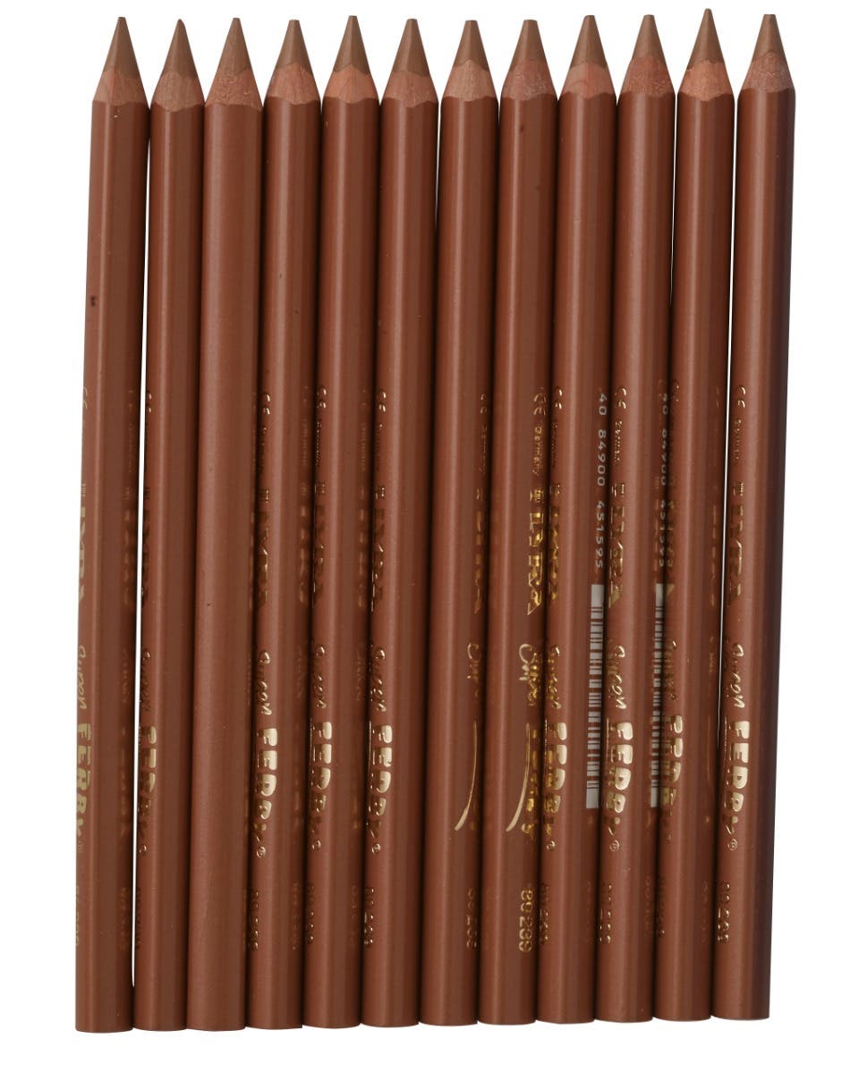 Lyra färgpennor Super Ferby Lackade Triangelformade - 12 pennor - metallic bronze image