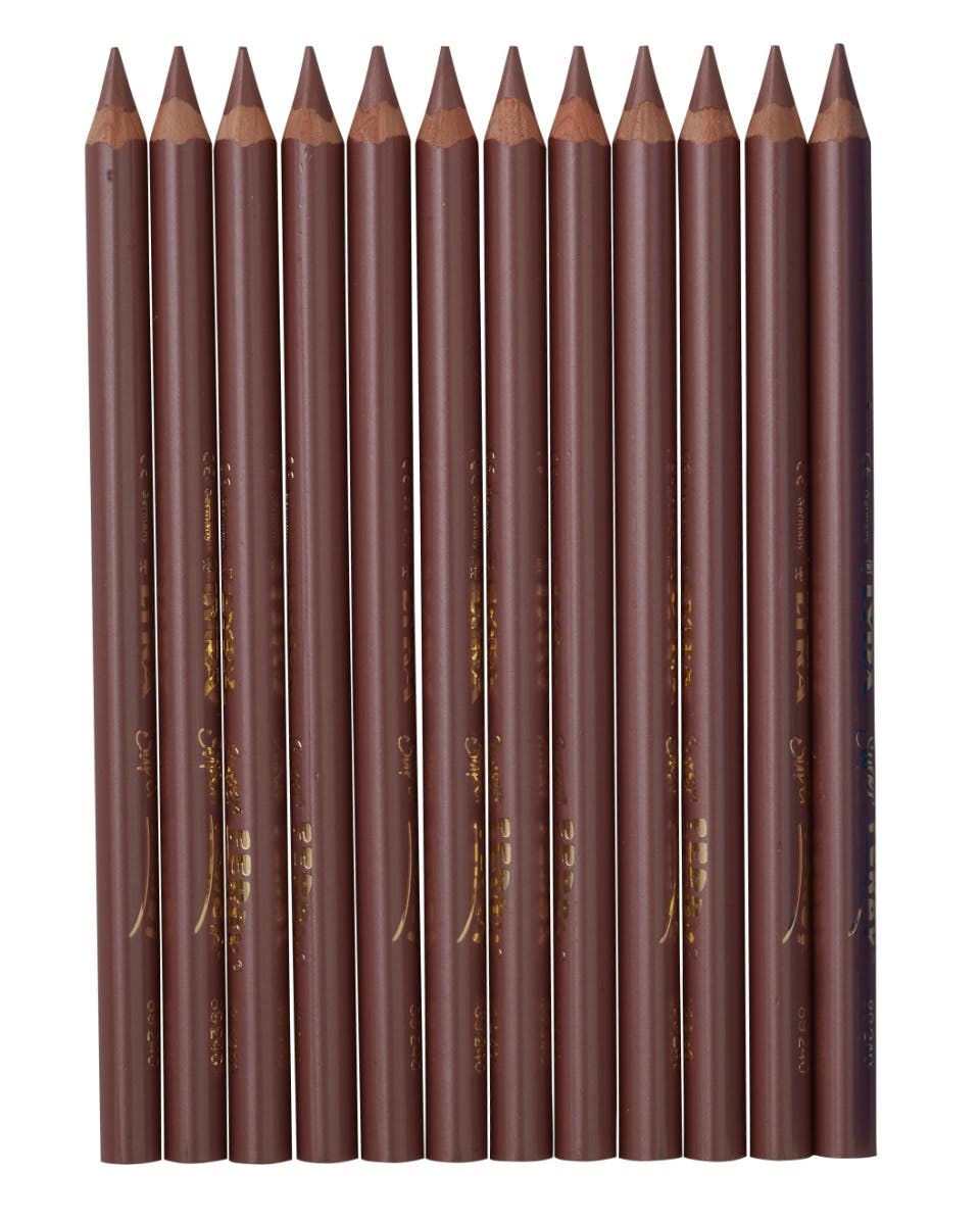 Lyra färgpennor Super Ferby Lackade Triangelformade - 12 pennor - koppar  image
