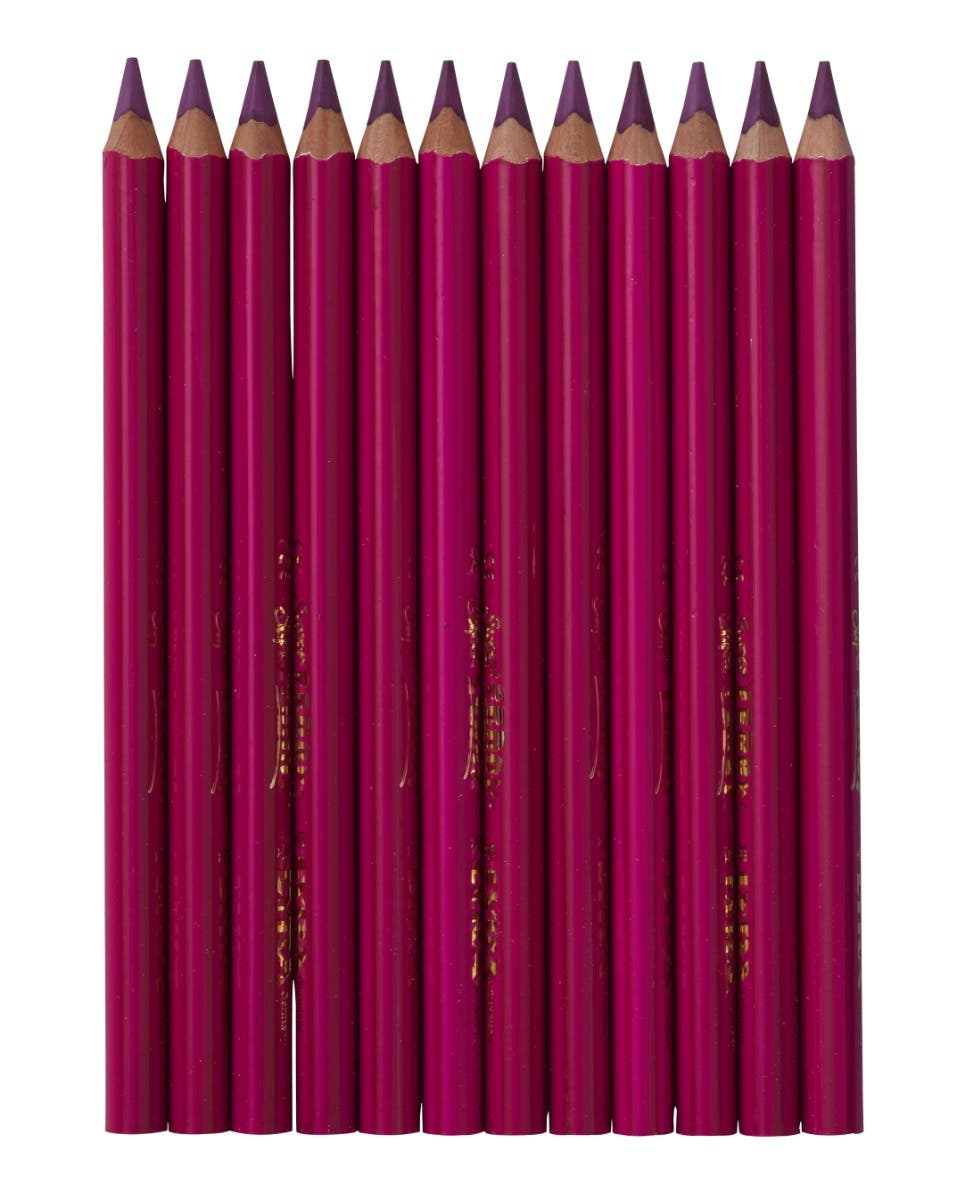 Lyra färgpennor Super Ferby Lackade Triangelformade - 12 pennor - neon rosa image