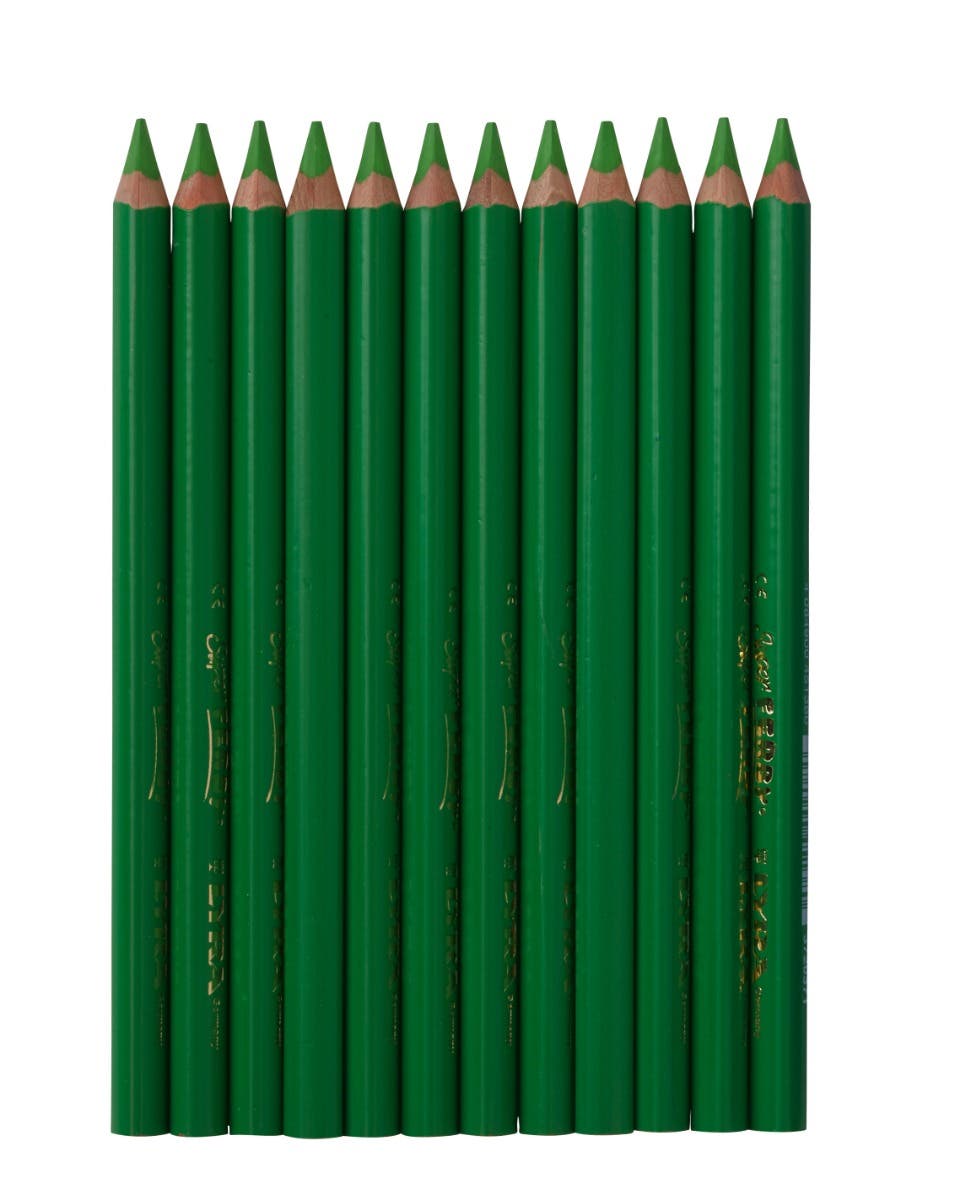 Lyra färgpennor Super Ferby Lackade Triangelformade - 12 pennor - neon grön image