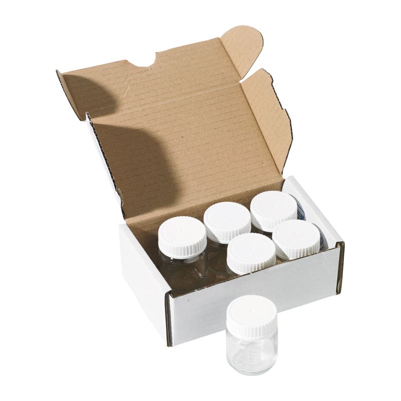 Glasburk m lock - 50 ml - 6 st  image