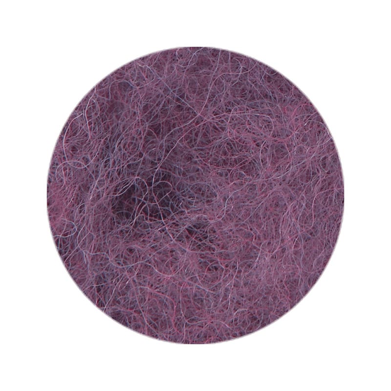 Kardad ull växtfärgad , enfärgade - 100g - färg: lila image