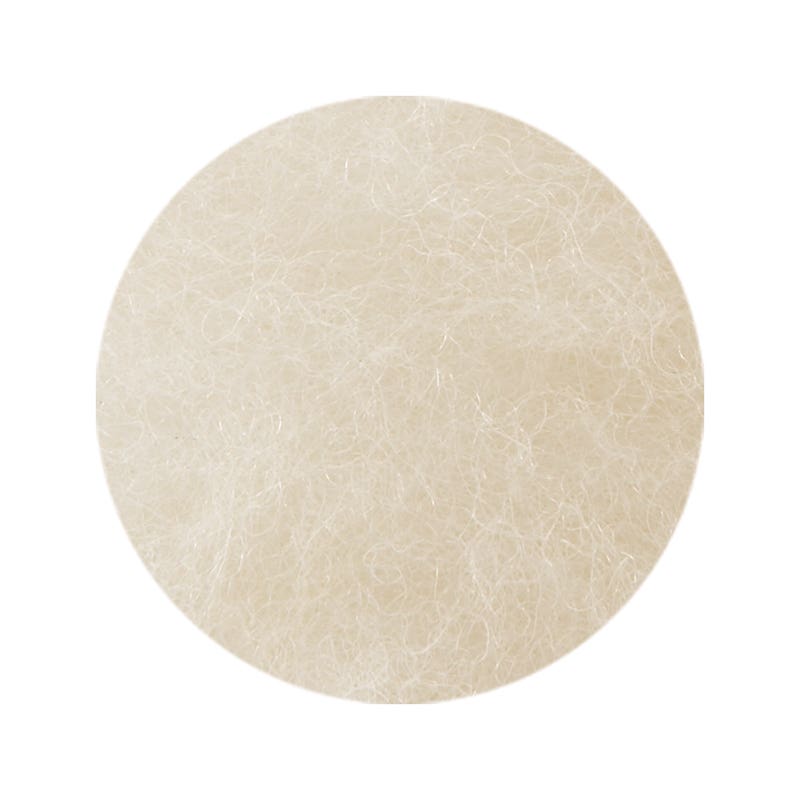 Kardad ull växtfärgad , enfärgade - 100g - färg: vit image
