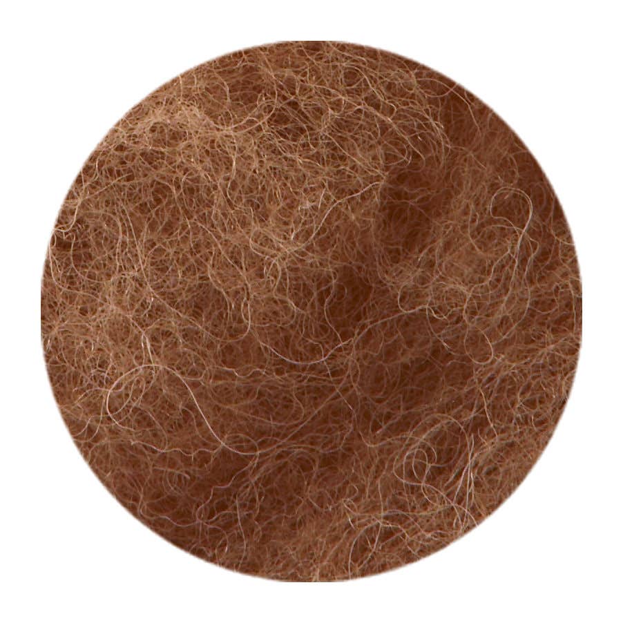 Filges kardad ull växtfärgad, enfärgade - 100 gram - brun  image