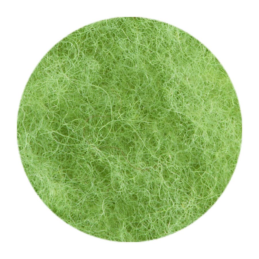 Filges kardad ull växtfärgad, enfärgade - 100 gram - grågrön  image