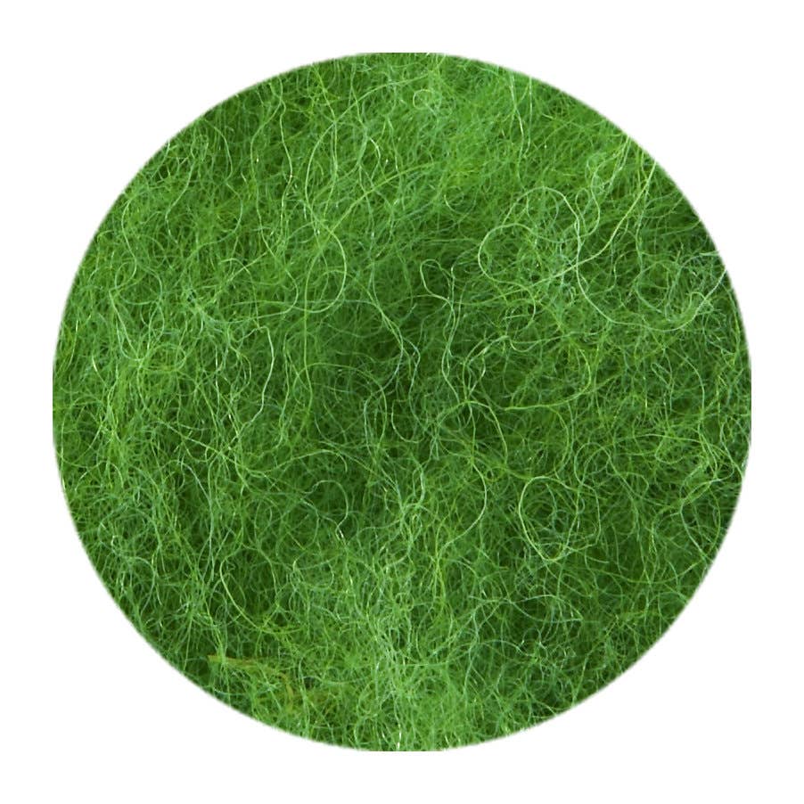 Filges kardad ull växtfärgad, enfärgade - 100 gram - skogsgrön  image