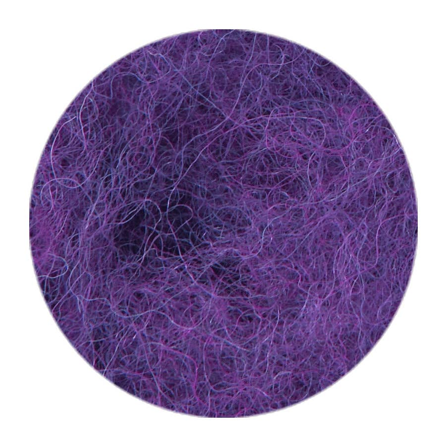 Filges kardad ull växtfärgad, enfärgade - 100 gram - lila image
