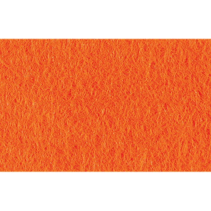 Filt - 50:50 - 20x30 cm - enfärgad - 10 plattor - orange  image
