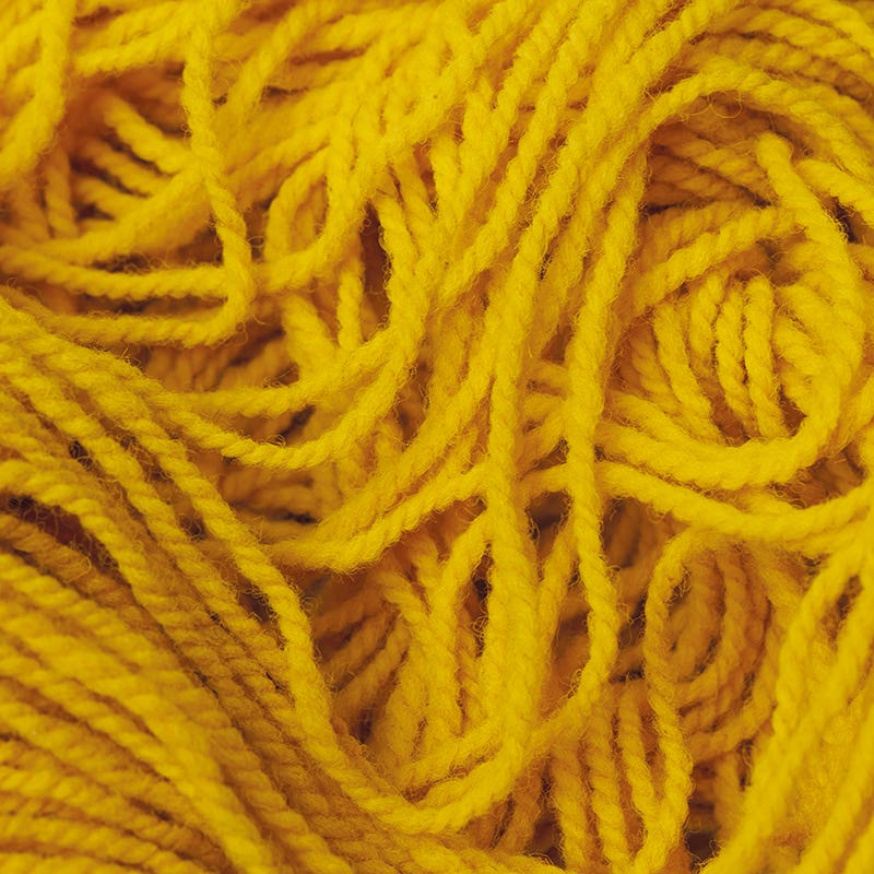 Filges. Bioland Stickgarn 100 % ull. Växtfärgat. 100 gram. Solgul  image