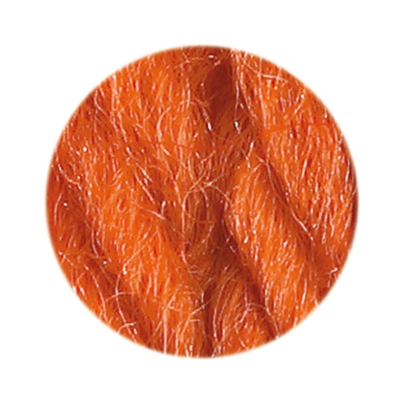 Ullgarn. Soedan. 100 % ull.  4-trådigt.  50 gram.  Höstorange  image