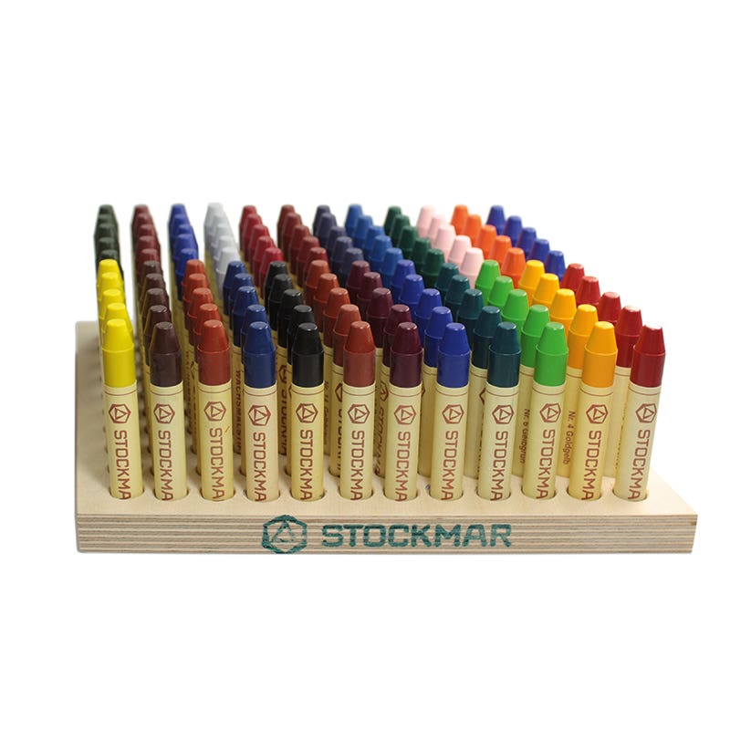 Stockmar display trä för 120 stiftkritor image