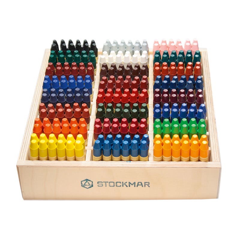 Stockmar display trä för 288 stiftkritor/144 blockkritor image