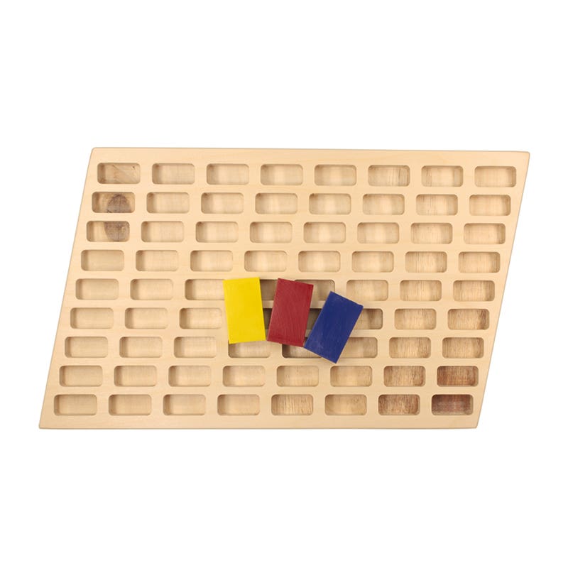 Stockmar display trä för 72 blockkritor image