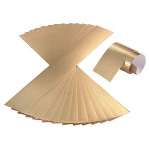 Kronpapper guld 10 x 63 cm. 24 st