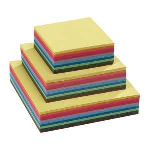 Vikpapper fyrkantiga 60 g. 500 ark. 10 mixade färger