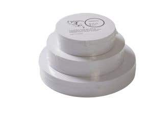 Vikpapper runda, 120g, vit, 250 ark