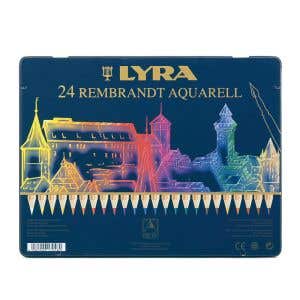 Lyra Rembrandt akvarellpennor - 24 mixade färger