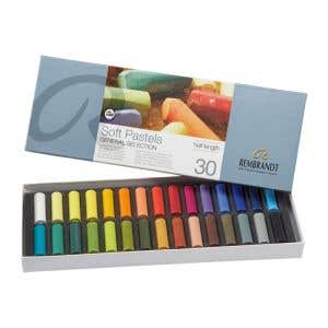 Rembrandt pastell - korta kritor - 30 blandade färger