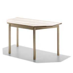 Table ashwood- half octagon 140x70cm h. 76 cm