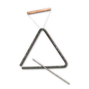 Triangle set iron - medium, hammered -