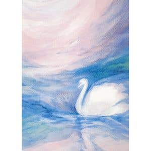 Marjan van Zeyl Postcards - Swan